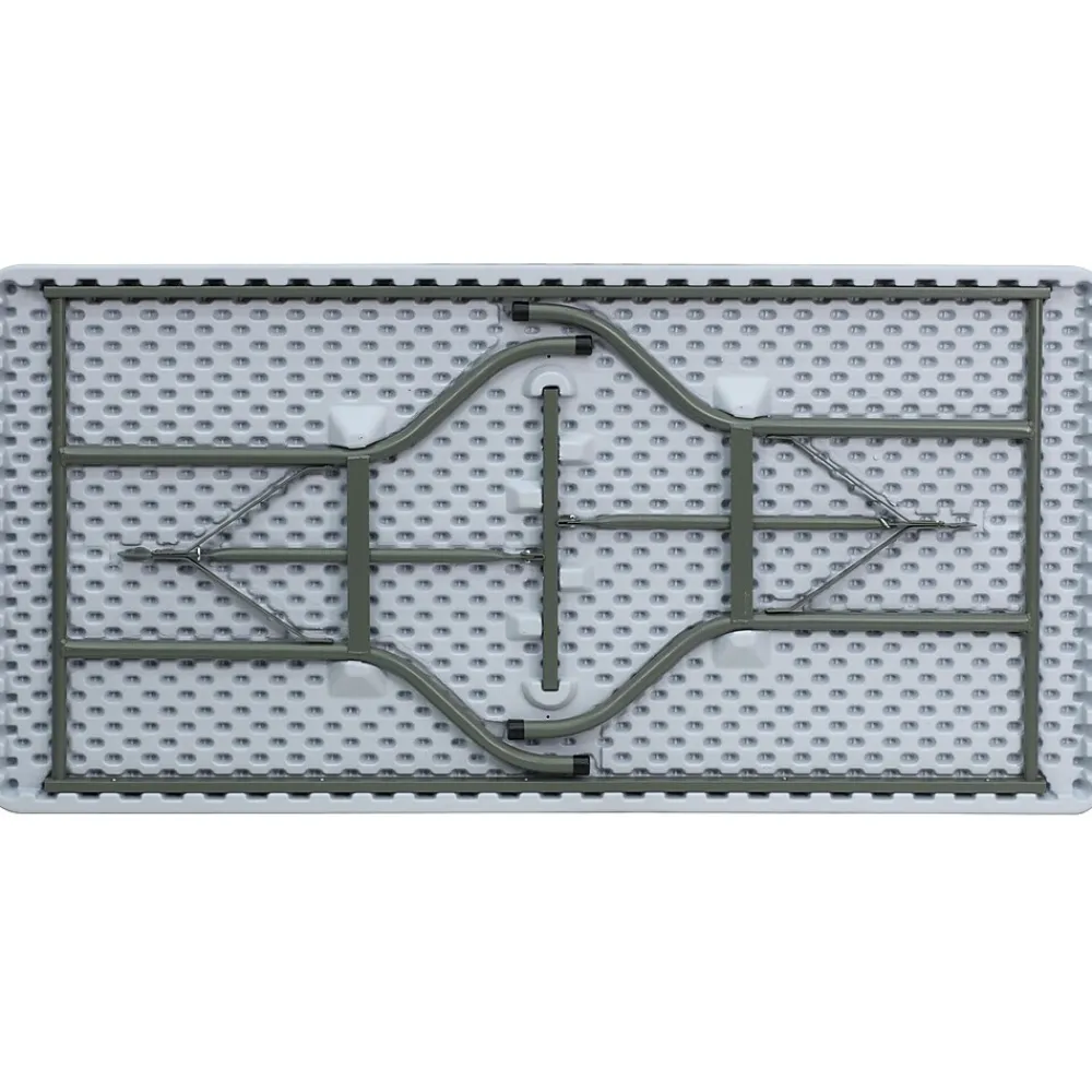 Folding Tables*Flash Furniture 60" x 30" Plastic Rectangular Folding Table, Granite White, 6/Pack