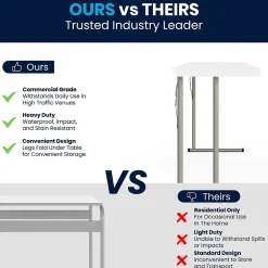Folding Tables*Flash Furniture Elon Folding Table, 96