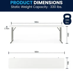 Folding Tables*Flash Furniture Elon Folding Table, 96