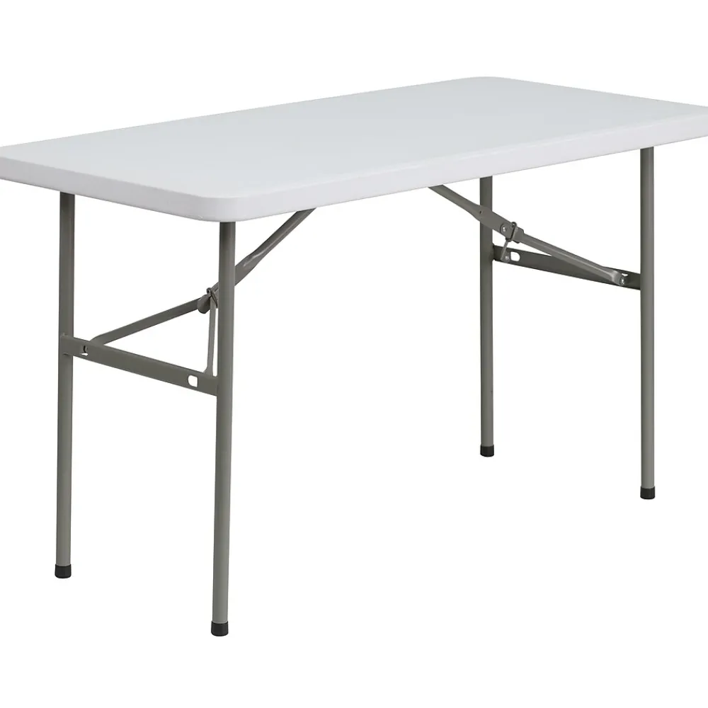Folding Tables*Flash Furniture Elon Folding Table, 48.25" x 24", Granite White (DADYCZ1222)