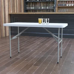 Folding Tables*Flash Furniture Elon Folding Table, 48.25" x 24", Granite White (DADYCZ1222)