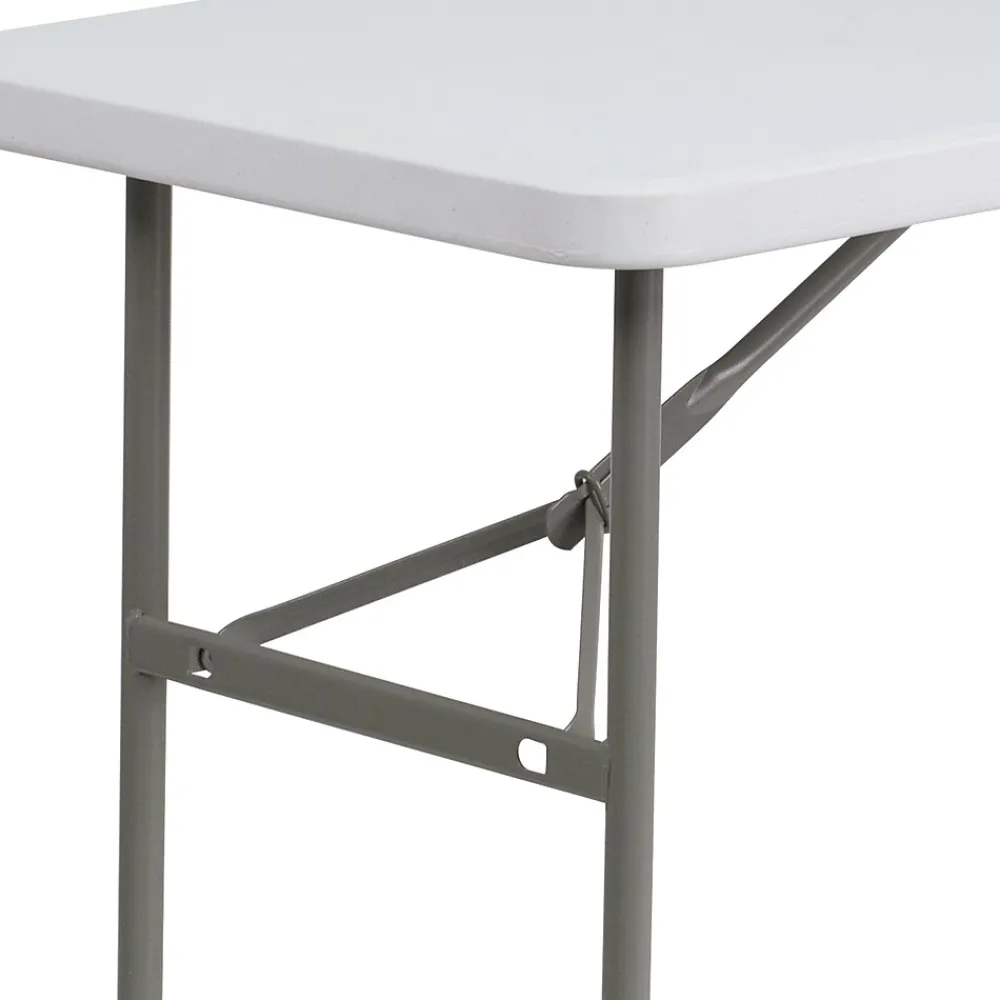 Folding Tables*Flash Furniture Elon Folding Table, 48.25" x 24", Granite White (DADYCZ1222)