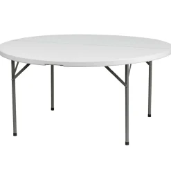 Folding Tables*Flash Furniture Elon Folding Table, 60" x 60", Granite White (DADYCZ154GW)
