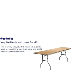 Folding Tables*Flash Furniture Fielder Folding Table, 96