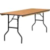 Folding Tables*Flash Furniture Gael Folding Table, 72" x 30", Natural (YTWTFT3072TBL)