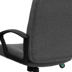 Office Chairs*Flash Furniture Garver Fabric Swivel Mid-Back Executive Office Chair, Gray (GOST6GYFAB)