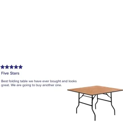 Folding Tables*Flash Furniture Gerry Folding Table, 48