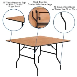 Folding Tables*Flash Furniture Gerry Folding Table, 48