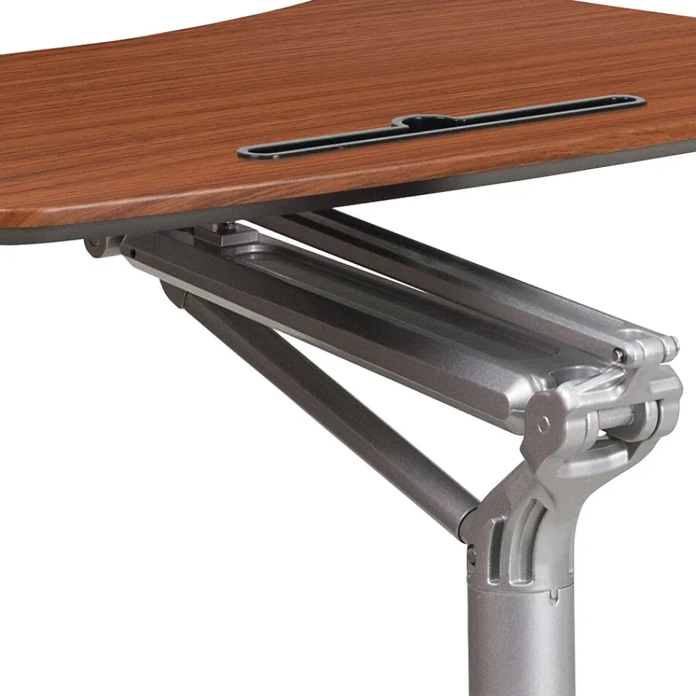 Standing Desks*Flash Furniture Gia 28"W Rectangular Adjustable Standing Computer Desk, Mahogany (NANIP10)