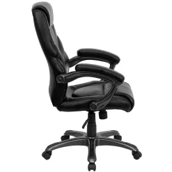 Office Chairs*Flash Furniture Greer Ergonomic LeatherSoft Swivel High Back Executive Office Chair, Black (GO724HBKLEA)