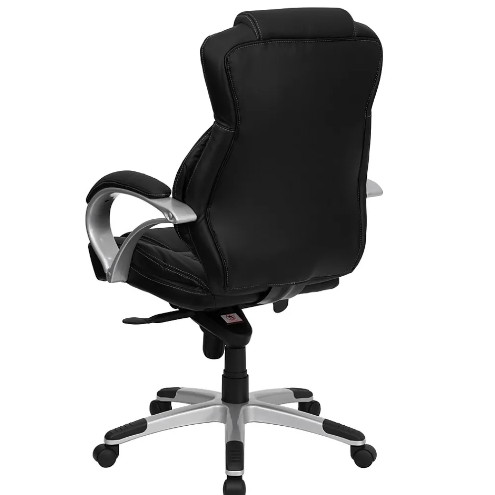 Office Chairs*Flash Furniture Hawkins Ergonomic LeatherSoft Swivel High Back Executive Office Chair, Black (H9626L2)