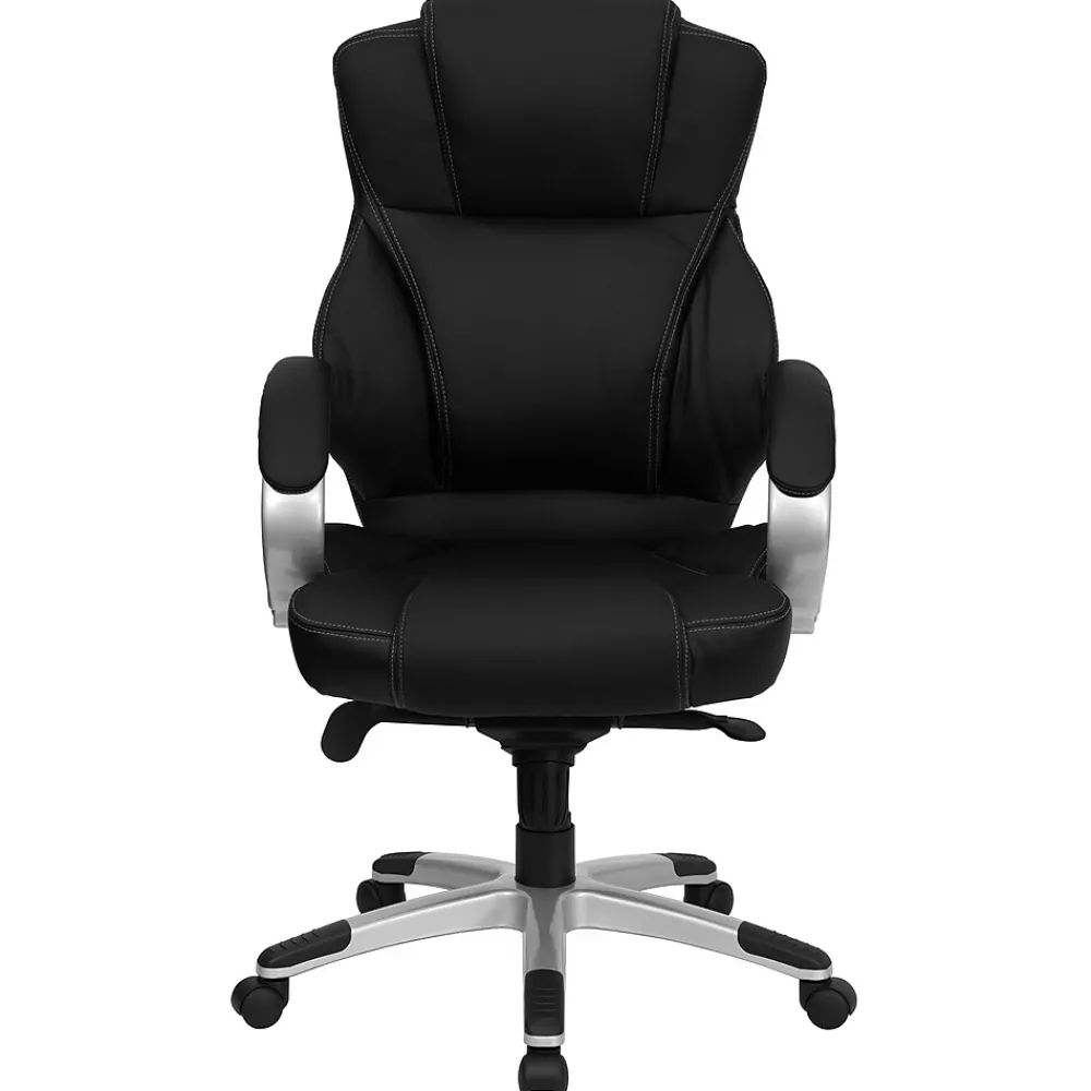 Office Chairs*Flash Furniture Hawkins Ergonomic LeatherSoft Swivel High Back Executive Office Chair, Black (H9626L2)