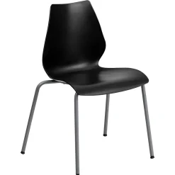 Folding & Stacking*Flash Furniture HERCULES Series Plastic Stacking Chair, Black (RUT288BK)