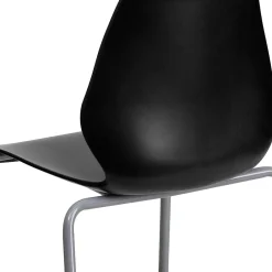 Folding & Stacking*Flash Furniture HERCULES Series Plastic Stacking Chair, Black (RUT288BK)