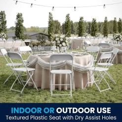 Folding & Stacking*Flash Furniture HERCULES Plastic Office Chair, White, 10/Pack (LE-L-3-WHITE-GG)