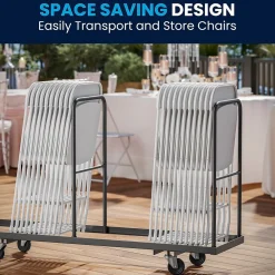 Folding & Stacking*Flash Furniture HERCULES™ Plastic Armless Folding Chair, Premium White, 32/Pack