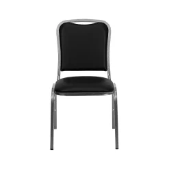 Folding & Stacking*Flash Furniture HERCULES™ Vinyl Silver Vein Frame Banquet Chair, Black, 10/Pack