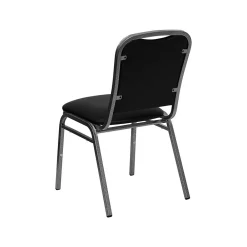 Folding & Stacking*Flash Furniture HERCULES™ Vinyl Silver Vein Frame Banquet Chair, Black, 10/Pack