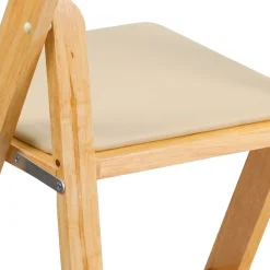 Folding & Stacking*Flash Furniture HERCULES™ Wood Armless Folding Chair, Natural, 4/Pack (4XF2903NATURAL)