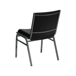 Folding & Stacking*Flash Furniture HERCULES™ Vinyl Heavy Duty Stack Chair With Arms, Black, 20/Pack (20XU6015BKVYL)