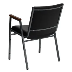 Folding & Stacking*Flash Furniture HERCULES Series Vinyl Stack Chair with Arms, Black (XU60154BKVYL)