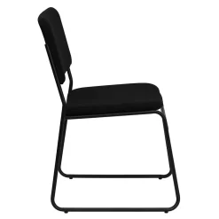 Folding & Stacking*Flash Furniture HERCULES Series Fabric Stacking Chair with Sled Base, Black (XU8700BLKB30)