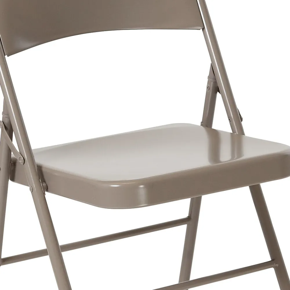 Folding & Stacking*Flash Furniture HERCULES Series Metal Folding Chair, Gray, 4/Pk (4BDF002GY)