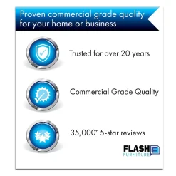 Folding & Stacking*Flash Furniture HERCULES 3'' Thick Padded Stack Chairs, Black Patterned, 20/Pack