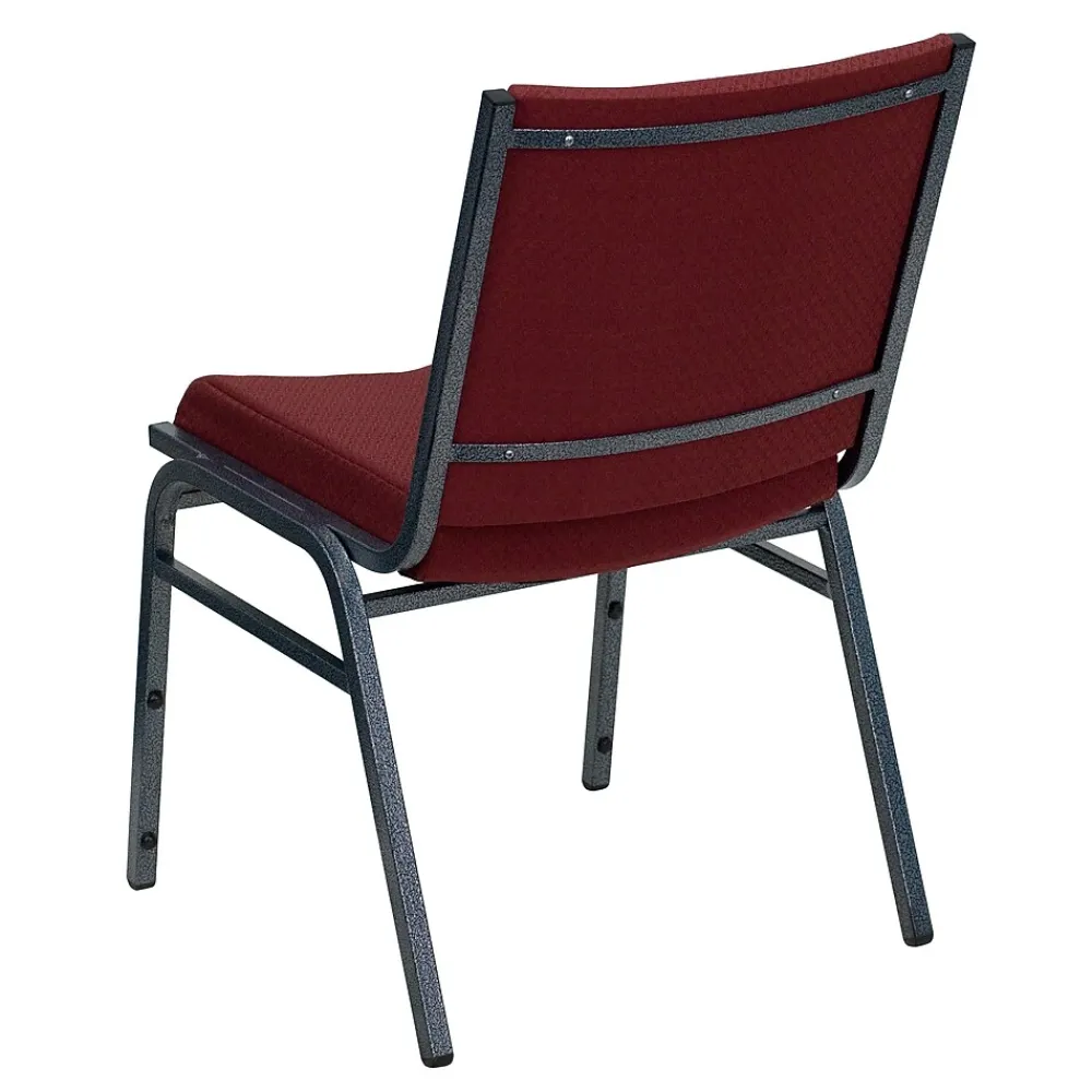 Folding & Stacking*Flash Furniture HERCULES Series Fabric Stack Chair, Burgundy Patterned (XU60153BY)