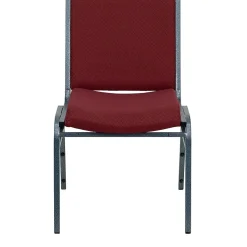 Folding & Stacking*Flash Furniture HERCULES Series Fabric Stack Chair, Burgundy Patterned (XU60153BY)