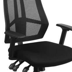 Office Chairs*Flash Furniture Ivan Ergonomic Mesh Swivel High Back Multifunction Task Office Chair, Black (HL0017)