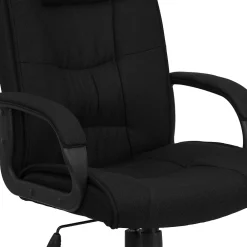 Office Chairs*Flash Furniture Jessica Fabric Swivel High Back Executive Office Chair, Black (GO5301BBK)