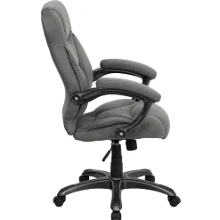 Office Chairs*Flash Furniture Jessie Ergonomic Microfiber Swivel High Back Executive Office Chair, Gray (GO725GY)