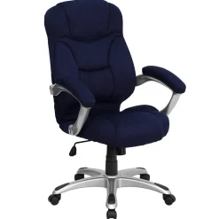Office Chairs*Flash Furniture Jessie Ergonomic Microfiber Swivel High Back Executive Office Chair, Navy Blue (GO725NVY)