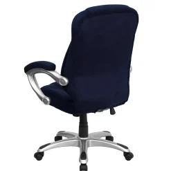 Office Chairs*Flash Furniture Jessie Ergonomic Microfiber Swivel High Back Executive Office Chair, Navy Blue (GO725NVY)
