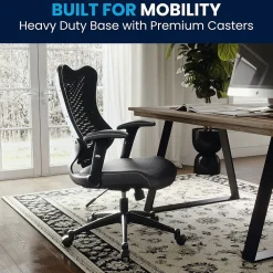 Office Chairs*Flash Furniture Kale Ergonomic Mesh Swivel High Back Executive Office Chair, Black (BLZP806BK)