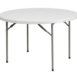 Folding Tables*Flash Furniture Kathryn Folding Table, 48" x 48", Granite White (RB48R)