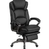 Office Chairs*Flash Furniture Martin Ergonomic LeatherSoft Swivel High Back Executive Reclining Office Chair, Black (BT90279H)