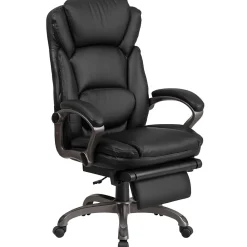 Office Chairs*Flash Furniture Martin Ergonomic LeatherSoft Swivel High Back Executive Reclining Office Chair, Black (BT90279H)