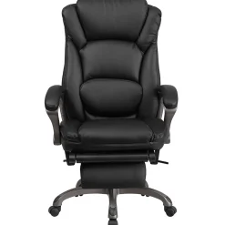 Office Chairs*Flash Furniture Martin Ergonomic LeatherSoft Swivel High Back Executive Reclining Office Chair, Black (BT90279H)