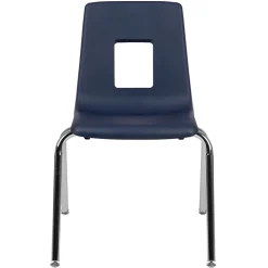 Folding & Stacking*Advantage Flash Furniture Mickey Plastic/Steel Student Stacking Chair, Navy, 4/Pack (ADVSSC18NAVY)