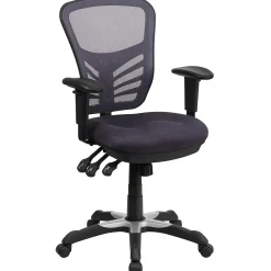 Ergonomic Chairs*Flash Furniture Nicholas Ergonomic Mesh Swivel Mid-Back Multifunction Executive Office Chair, (HL0001DKGY) Dark Gray