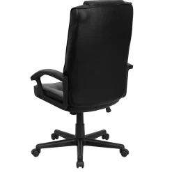 Office Chairs*Flash Furniture Nora LeatherSoft Swivel High Back Executive Office Chair, Black (GO7102)