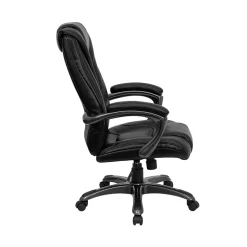 Office Chairs*Flash Furniture Oma Ergonomic LeatherSoft Swivel High Back Executive Office Chair, Black (GO7194BBK)