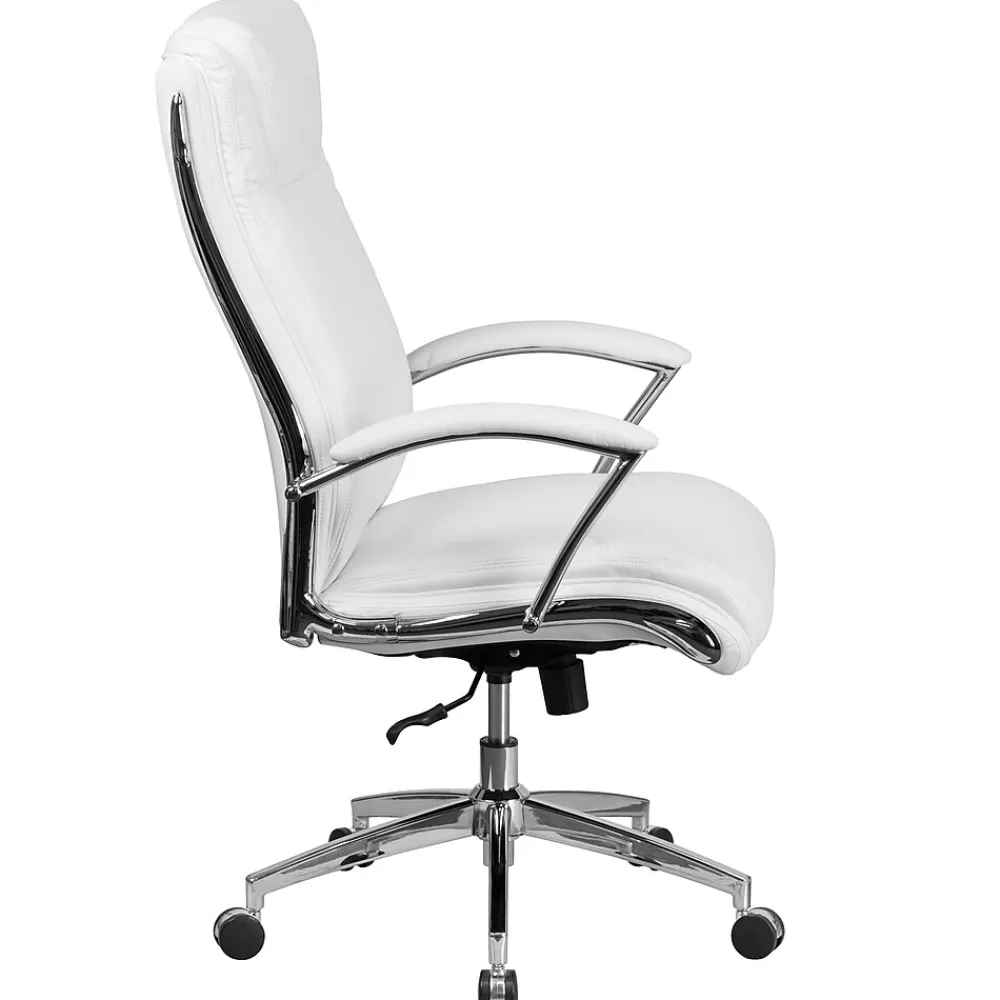 Office Chairs*Flash Furniture Rebecca LeatherSoft Swivel High Back Executive Office Chair, White (GO2192WH)
