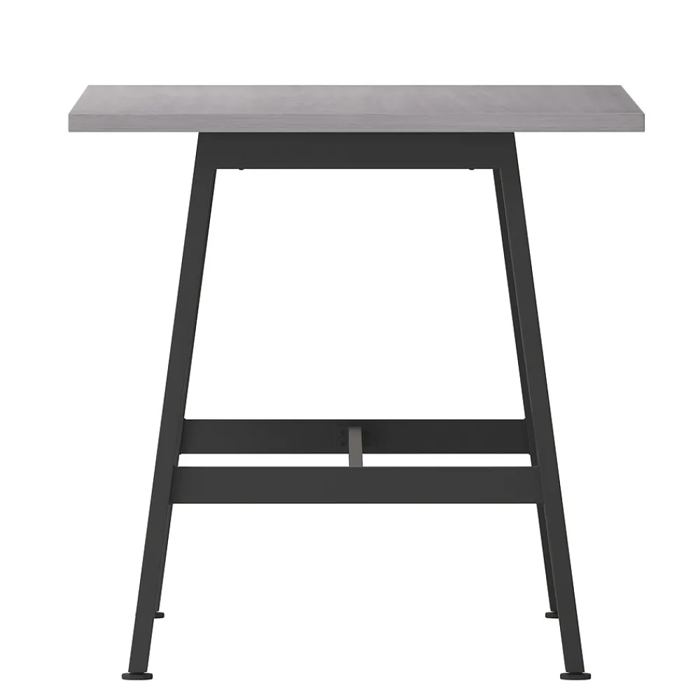 Conference Room Tables*Flash Furniture Redmond 48"W x 30"D Conference Table, Laminate, Gray Oak (MTM4830LTGRYABF)