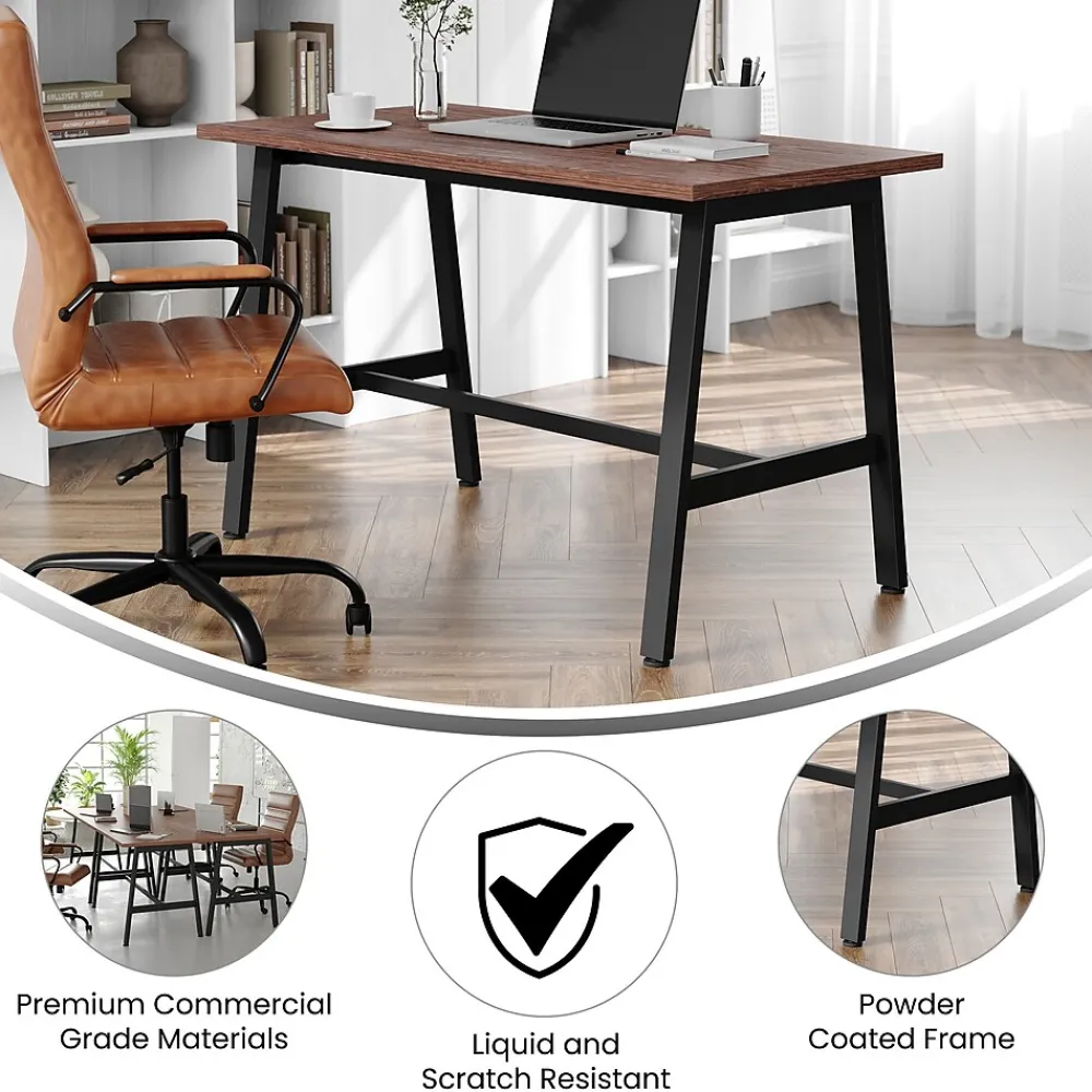 Conference Room Tables*Flash Furniture Redmond 48"W x 24"D Conference Table, Laminate, Walnut (MTM4824WLTABF)