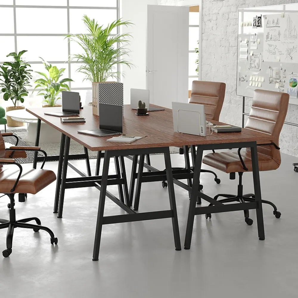 Conference Room Tables*Flash Furniture Redmond 48"W x 24"D Conference Table, Laminate, Walnut (MTM4824WLTABF)