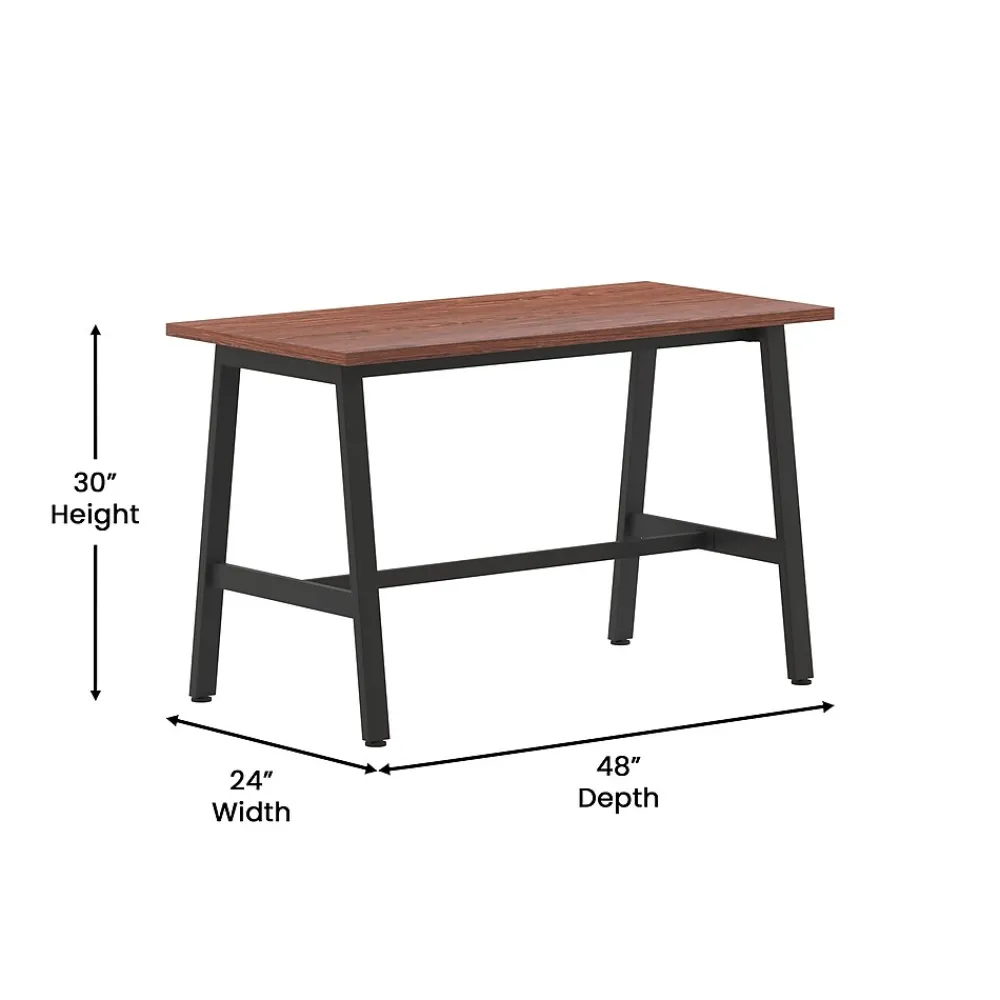 Conference Room Tables*Flash Furniture Redmond 48"W x 24"D Conference Table, Laminate, Walnut (MTM4824WLTABF)