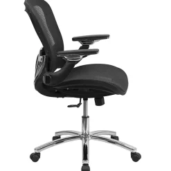 Office Chairs*Flash Furniture Sam Ergonomic Mesh Swivel Mid-Back Executive Office Chair, Transparent Black (GOWY87)